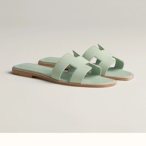 Hermes Oran Vert Jade Size 37